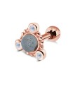 Laborite with CZ Ear Piercing TIP-2815